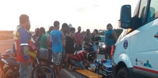 Ceará-Mirim: Acidente na BR-406 próximo a entrada do Barretão; veja imagens