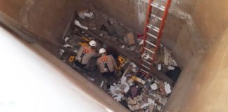 Bombeiros resgatam morador de rua jogado dentro de cisterna em Mossoró, RN Apesar de debilitado e machucado, não foram constatadas fraturas — Foto: CBM-RN