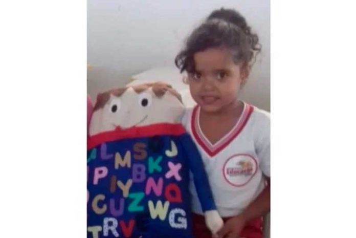 Danielle Avelino de Oliveira, 6 anos, foi encontrada morta dentro de casa no dia 9 de agosto em Jaçanã. Foto: Arquivo Familiar