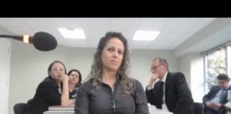 Vídeo de juíza de Curitiba humilhando depoente vaza nas redes e causa revolta A trabalhadora humilhada pela juíza (reprodução)