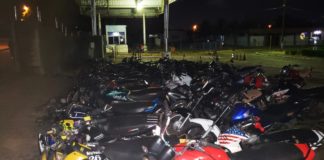 Competição de empinar motos termina com 60 veículos apreendidos pela PM em Ielmo Marinho, RN