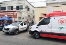 Três morrem e um fica ferido em confronto com a PM na Grande Natal Baleados em São Gonçalo foram socorridos para o hospital da cidade; três não resistiram aos ferimentos — Foto: Kleber Teixeira/Inter TV Cabugi