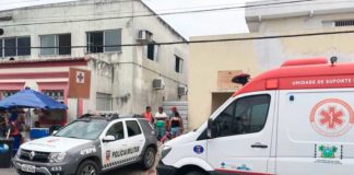 Três morrem e um fica ferido em confronto com a PM na Grande Natal Baleados em São Gonçalo foram socorridos para o hospital da cidade; três não resistiram aos ferimentos — Foto: Kleber Teixeira/Inter TV Cabugi