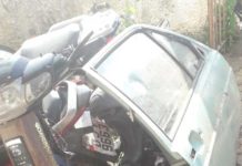 PM descobre oficina de desmanche de veículos e prende dois na Grande Natal Desmanche de veículos acontecei no município de Parnamirim — Foto: Julianne Barreto/Inter TV Cabugi