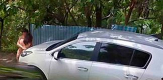 Casal é flagrado pelo Google Maps fazendo sexo (foto: Reprodução/Google Maps)