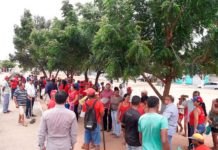 Em Ceará-Mirim (RN), Semana de Solidariedade ao Che promove mutirão de atividades Mutirão contou com a participação de cerca de 160 homens e mulheres acampados e assentados na zona rural do município / Divulgação