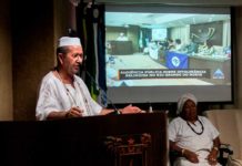 Intolerância Religiosa: Sacerdote de Terreiro em Ceará-Mirim faz denúncia na Assembleia Legislativa Sacerdotes Baba Melk Zedec de Xangô (esq.) e Mãe Lúcia de Nanã (dir.) relataram violências religiosas durante audiência / Kennet Anderson