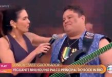 Vídeo: Na Globo, Jr Groovador avisa: “muitas surpresas” virão após Rock in Rio