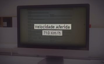 Motorista é ‘flagrada’ a 710 km/h em rodovia de Brasília Multa aponta suposta velocidade atingida por carro em Brasília — Foto: TV Globo/Reprodução