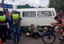 Acidente envolvendo Kombi e Mototaxista em Ceará-Mirim; veja o vídeo