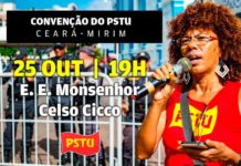 PSTU realiza convenção em Ceará-Mirim para homologar candidaturas a prefeito e vice-prefeito