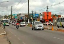 Trecho da BR-101 é parcialmente interditado para obras no Gancho de Igapó em Natal Obras no Gancho de Igapó causam interdição de trecho da BR-101 na Zona Norte de Natal — Foto: Reprodução/Inter TV Cabugi