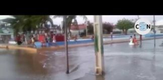 Mar invade ruas de Galinhos, no litoral norte potiguar; veja o vídeo