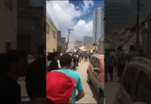 URGENTE: Prédio residencial desaba em Fortaleza