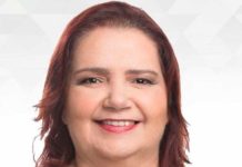 Prefeita de Pedro Velho, RN, Patrícia Targino morre aos 59 anos Patrícia Targino, prefeita de Pedro Velho, faleceu aos 59 anos — Foto: Cedida