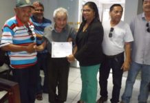Ceará-Mirim: Câmara homenageia taxista de 80 anos Machadinho foi à homenagem acompanhado de familiares e amigos (Foto: Divulgação)