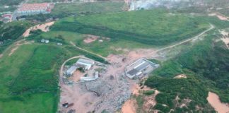 Catadores encontram feto em estação de transbordo de lixo em Natal Estação de transbordo de resíduos sólidos do bairro Cidade Nova, em Natal — Foto: Rafael Fernandes/Inter TV Cabugi