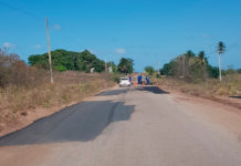 DER inicia operação tapa buracos na RN-160, no trecho entre Umburanas e Muriú, no município de Ceará-Mirim