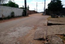 Garis são assaltados enquanto limpavam rua na Zona Norte de Natal Assalto a garis aconteceu na Avenida das Seringueiras, na Zona Norte de Natal — Foto: Oscar Xavier/Inter TV Cabugi