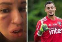 Além de espancar a esposa, goleiro do SP disparou: “suas filhas vão passar fome”