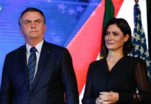Os 10 países mais e menos corruptos do mundo Bolsonaro e Michelle, o casal presidencial (reprodução/congresso em foco)