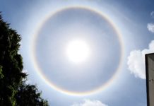 Fenômeno ‘halo solar’ chama atenção no último dia de 2019 em Natal Halo solar aconteceu nesta manhã em Natal — Foto: Reprodução/Inter TV Cabugi