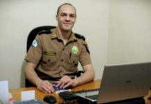 Policial que declarou ser contra Jair Bolsonaro pode ser expulso por dar opinião Martel Alexandre del Colle (Imagem: Reprodução)