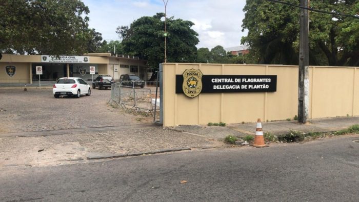 Motos foram levadas para a Central de Flagrantes da Polícia Civil, em Natal — Foto: Kleber Teixeira/Inter TV Cabugi