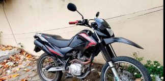 Duas motos são roubadas na BR-101 em Natal na madrugada desta sexta Uma das motos roubadas na madrugada desta sexta (17) foi encontrada por policiais militares na Zona Norte da capital potiguar — Foto: Geraldo Jerônimo/Inter TV Cabugi