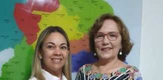 Ozeny Peixoto visita senadora Zenaide Maia e conversam sobre eleições e políticas públicas para Ceará-Mirim