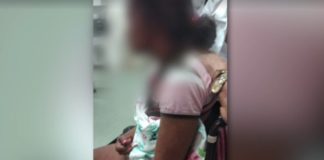 Por não aceitar fim de relacionamento, homem tenta matar ex-companheira com caco de vidro em Natal Mulher buscou ajuda no hospital — Foto: Redes sociais/Reprodução