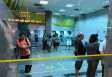 Porta de terminal bancário trava e clientes ficam presos por mais de uma hora em Natal Susto ocorreu na tarde de sábado (29) — Foto: Lucas Cortez/Inter TV Cabugi