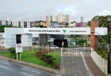 Governo do RN antecipa pagamento de abril para evitar aglomerações e conter avanço do coronavírus Sede do Governo do Rio Grande do Norte — Foto: Bruno Vital/G1