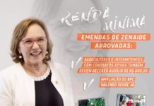 Foram acatadas as três emendas apresentadas por Zenaide ao projeto de #rendaminima (PL 873/2020), aprovado nesta quarta-feira (01/04) pelo Senado.