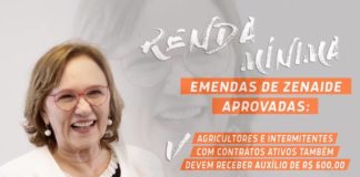 Foram acatadas as três emendas apresentadas por Zenaide ao projeto de #rendaminima (PL 873/2020), aprovado nesta quarta-feira (01/04) pelo Senado.