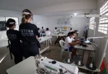 Sistema prisional produz máscaras contra o coronavírus