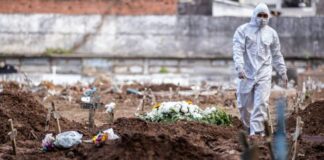 Pesquisa dos EUA projeta 90 mil mortes por covid-19 até agosto no Brasil Coronavírus: Brasil deve registrar mais de mil mortes por dia entre 17 de junho e 9 de julho, diz pesquisa (Buda Mendes/Getty Images)