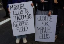 Morte de negro por asfixia durante custódia policial em Washington, nos EUA, será investigada