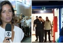 Homem armado invade Globo e faz repórter Marina Araújo de refém