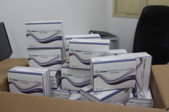 A Prefeitura de São Gonçalo do Amarante/RN comprou 2 mil testes rápidos para identificação do novo coronavírus