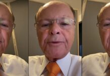 Bispo Edir Macedo recebe alta após internação para tratar coronavírus O bispo Edir Macedo em montagem fotográfica a partir de vídeo publicado nas redes sociais nesta sexta