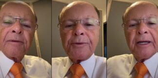 Bispo Edir Macedo recebe alta após internação para tratar coronavírus O bispo Edir Macedo em montagem fotográfica a partir de vídeo publicado nas redes sociais nesta sexta