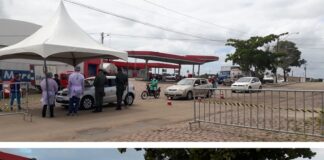 PM realiza barreira sanitária no interior do RN em combate ao coronavírus