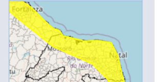 Inmet divulga alerta de fortes chuvas para 89 cidades do RN; veja lista