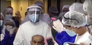 Idoso de 99 anos recebe alta após oito dias internado com Covid-19 em Natal