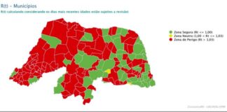 Taxa de transmissibilidade da Covid-19 é ‘perigosa’ em 111 municípios potiguares, dizem pesquisadores da UFRN