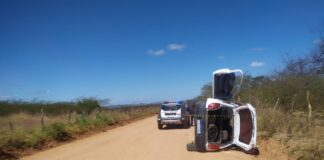 Criança de 6 anos morre em capotamento no interior do RN