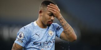 Gabriel Jesus testa positivo para o novo coronavírus
