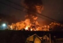 Fogo, bomba e dinheiro espalhado no chão: Criciúma tem noite de ataque criminoso