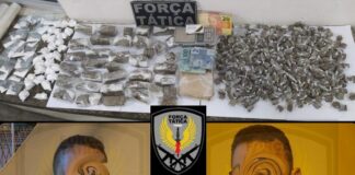 Polícia Militar prende suspeitos de tráfico de drogas no Igapó